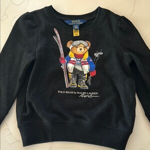 Ralph Lauren Kids Black Polo Bear Sweatshirt